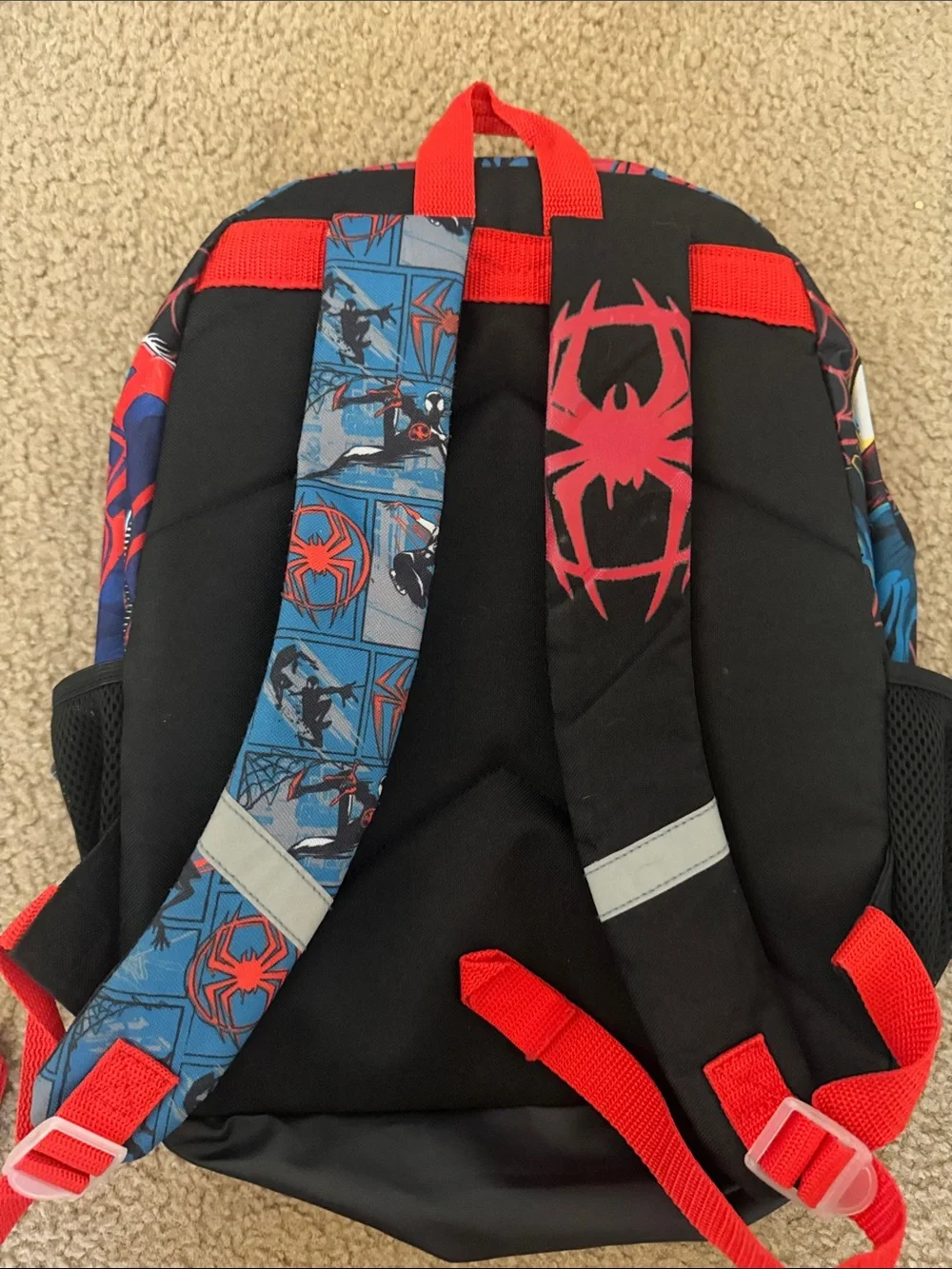 Spider-Man Miles Morales Kids Backpack - Black & Red